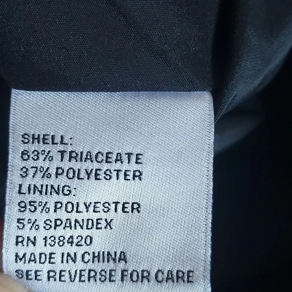 Per Se Carlisle Elegant Black Asymmetrical Skirt Sz-8 - Picture 7 of 9